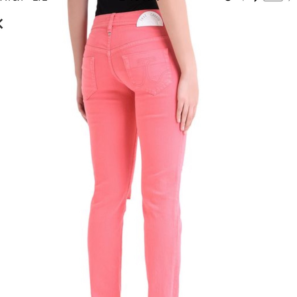 Roberto Cavalli Pink Slim Women's Jeans - Picture 4 of 16